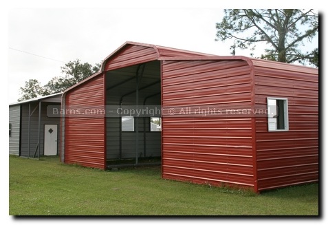 custom steel horse barn
