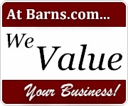 we value your business at barns.com